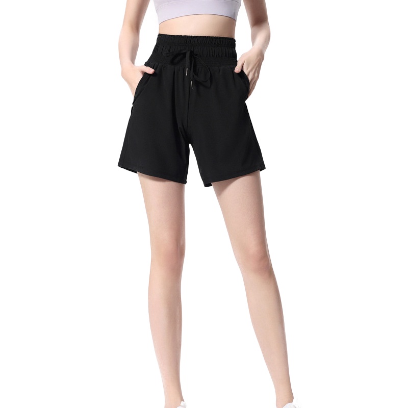 Wmuncc Quần Short Thể Thao Lưng Cao Dáng Rộng Thời Trang Mùa Hè Cho Nữ