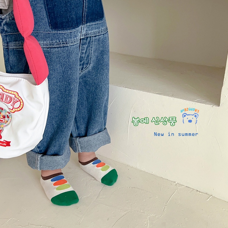 Set 4 đôi vớ KOKOROCARE MSW-98 cotton mỏng họa tiết dễ thương cho trẻ 1-8 tuổi