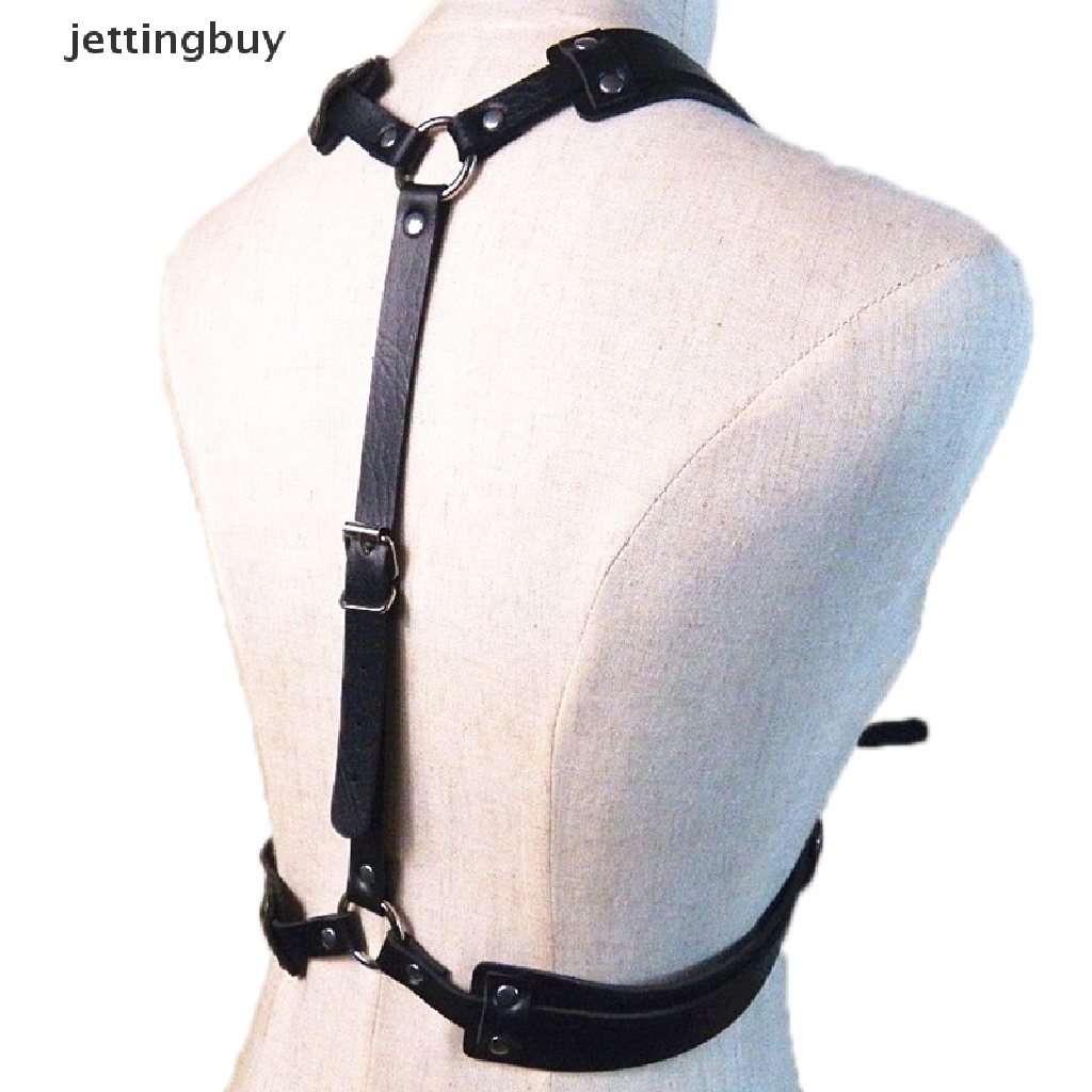 Đai Đeo Ngực Bằng Da Màu Đen Hóa Trang Cho Nam QDD
