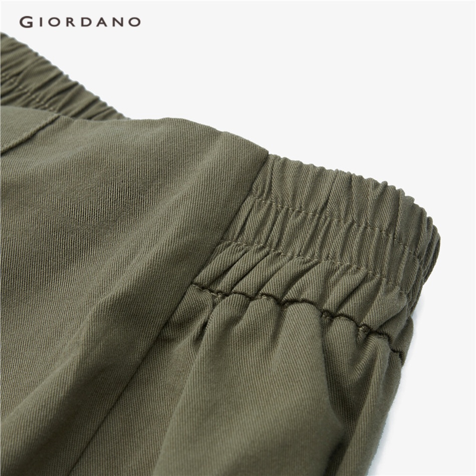 Quần giả váy GIORDANO 05423064 lưng thun phối túi lớn thời trang dành cho nữ