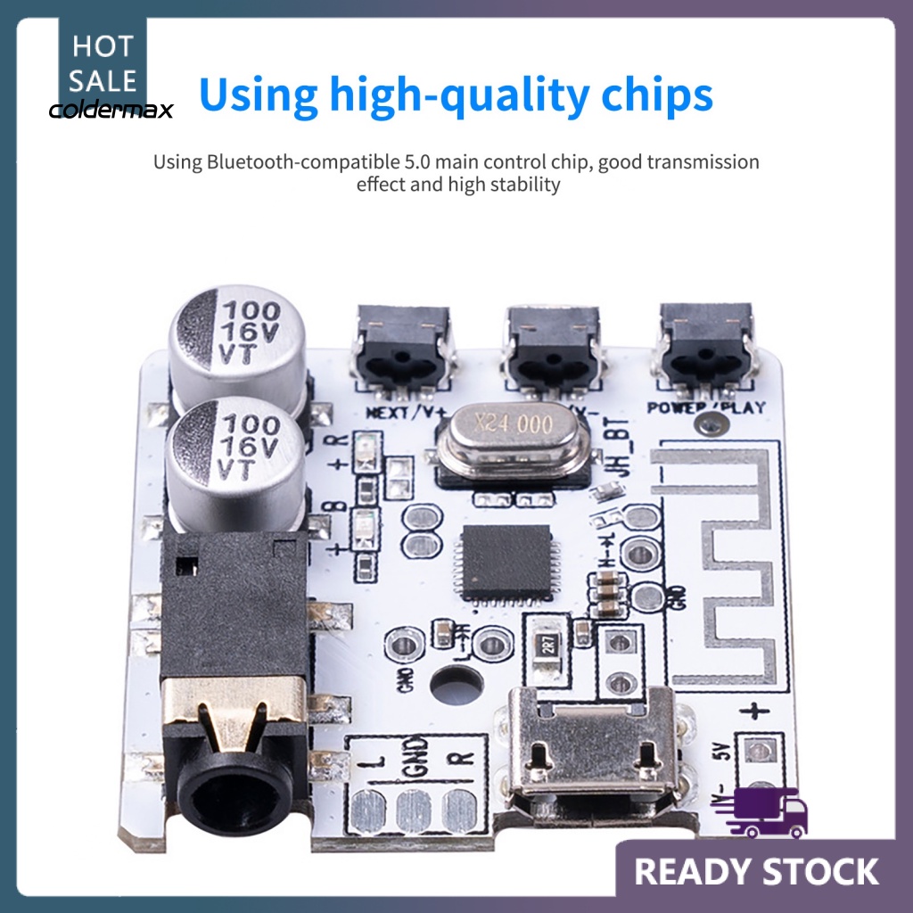 Bảng Mạch Nhận Tín Hiệu Âm Thanh Bluetooth 5.0 Chuyên Dụng Cho Loa DIY