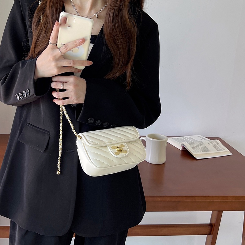 Túi Đeo Chéo Dây Xích Dáng Vuông Nhỏ Thời Trang Cao Cấp Cho Nữ
