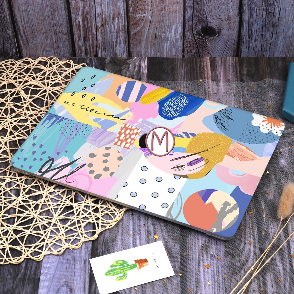 Colour Art  case Compatible for MacBook 2022 M2 Air 13 inch Case 2020 2019 2018 A2337 M1 A2179 A1932 Pro 14 M1 15 16 Case with Keyboard Cover for Air 13 Retina Display and Touch ID