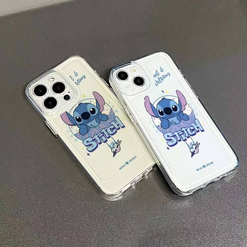 ✅Ốp Điện Thoại Mềm Chống Sốc In Hình Stitch Cho iPhone 13 / 14 12 / 11 xsmax xr 7 / 8plus