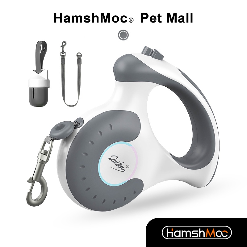 HamshMoc Dây Dắt Chó Đi Dạo Có Thể Thu Gọn Tiện Dụng