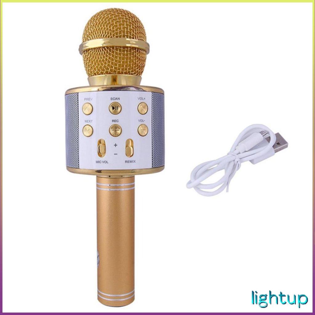 Ktv Karaoke Không Dây Micro Cầm Tay Đầu Usb Loa Mic Tiệc Gia Đình [K/4]
