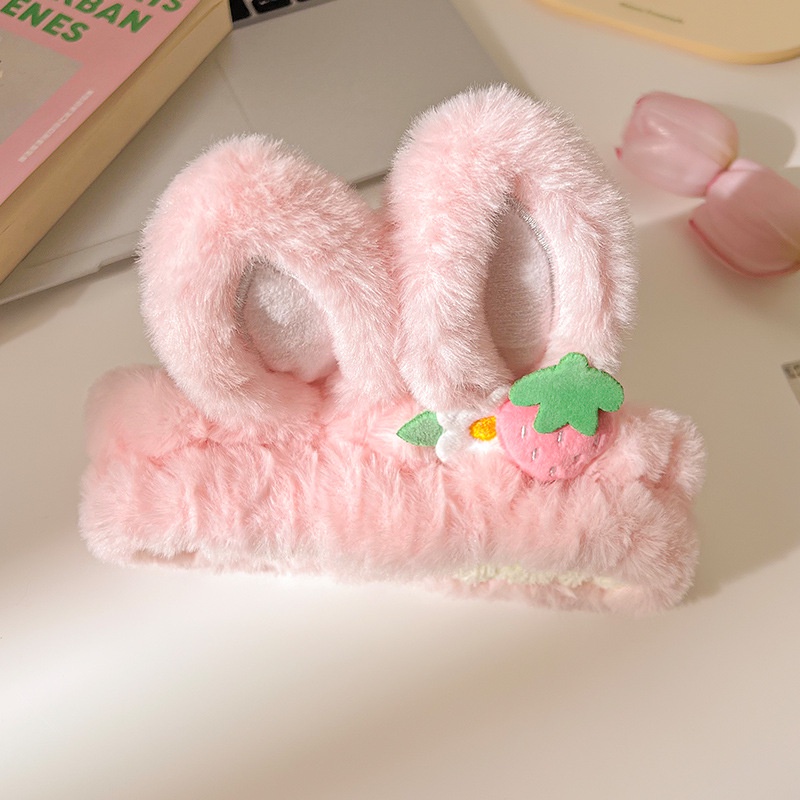 Băng Đô Tai Thỏ / Dâu Tây Dễ Thương Dành Cho Nữ