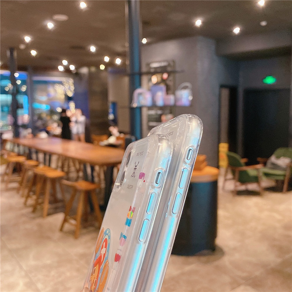 Ốp Điện Thoại Kim Tuyến Nước In Hoạt Hình One Piece Cho IPhone 14 Pro Max / 14 Plus / 13 Pro Max / 12 Pro Max / 11 Pro Max / XS Max