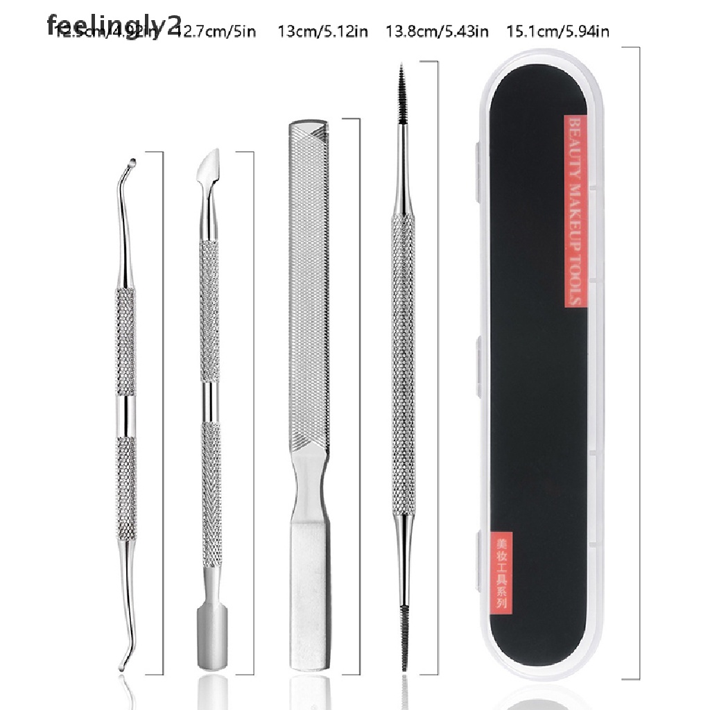 Set 4 Dụng Cụ Làm Móng Loại Bỏ Da Chết Tiện Dụng