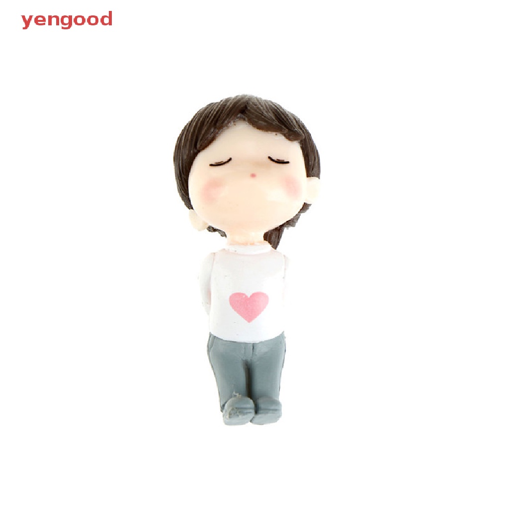 Set 2 Mô Hình Cặp Đôi Xinh Xắn Dùng Để Trang Trí Tiểu Cảnh