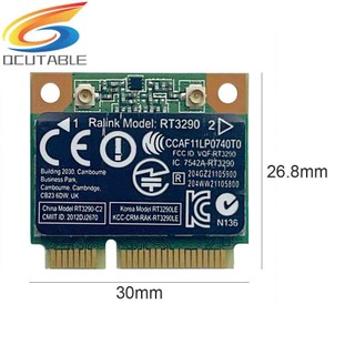 RT3290 150M 2.4GHz Bluetooth-compatible 3.0 Half Mini PCI-E WiFi Adapter Network Card
