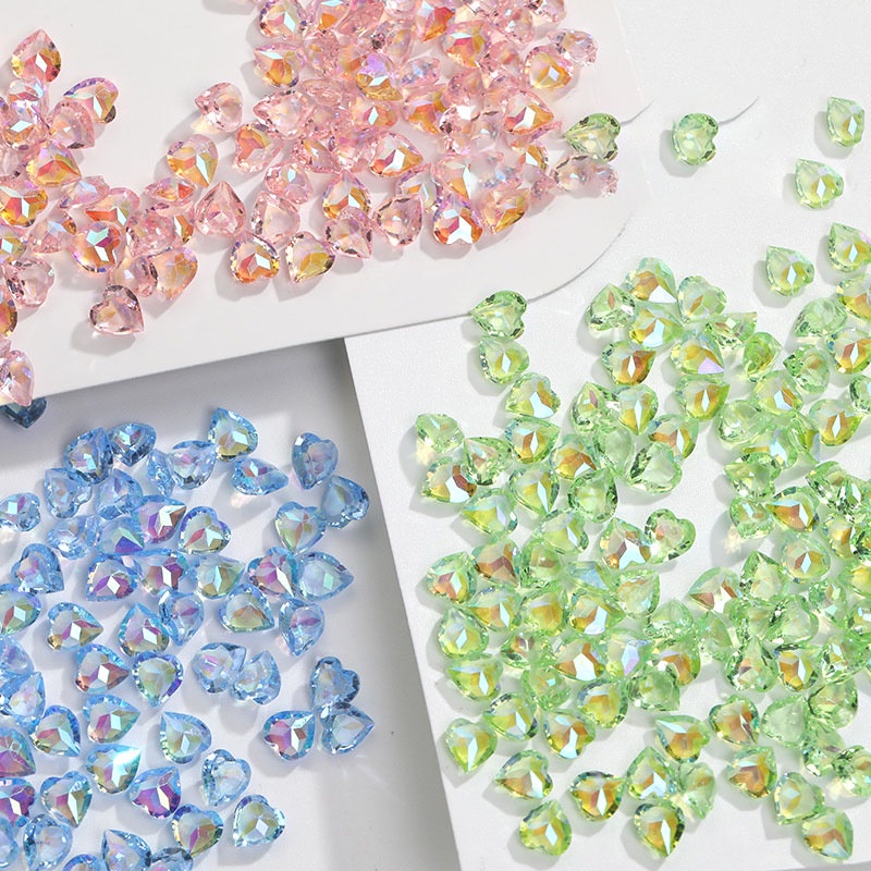 Đá Đính Trang Trí Móng Tay Mũi Nhọn Màu Sắc Kẹo Ngọt 20pcs