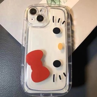 Dễ Thương Ốp Điện Thoại tpu Dẻo Trong Suốt Hình hello kitty Đáng Yêu Cho iphone 15 11 14 13 12 pro xs max x xr 7 8 plus