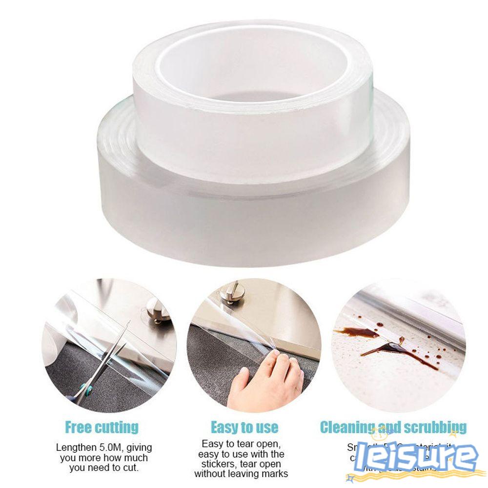 Băng Keo Dán Khe Hở Bồn Rửa Nhà Bếp Trong Suốt Chống Nước 300cm