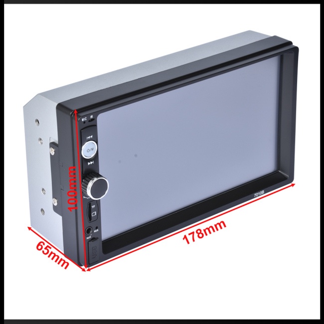 Máy Nghe Nhạc Mp5 7010b 7 Inch Bluetooth Đa Phương Tiện Có Cổng Usb Fm 2 Din Cho Xe Hơi