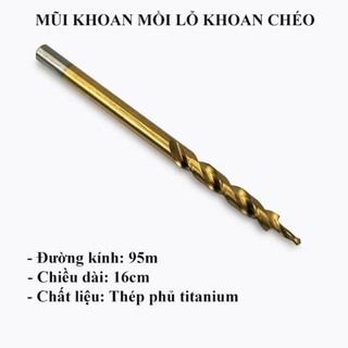 Mũi khoan chéo gỗ dùng bộ cữ khoan chéo 9 mm và 9,5 mm loại tốt - đnsr