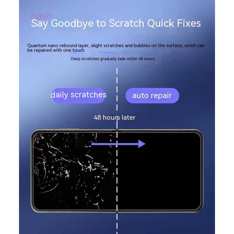 Phù Hợp Phim TPU Mềm HD Dán Màn Hình Điện Thoại OPPO Find N2 Flip N2Flip Gấp Gọn Được