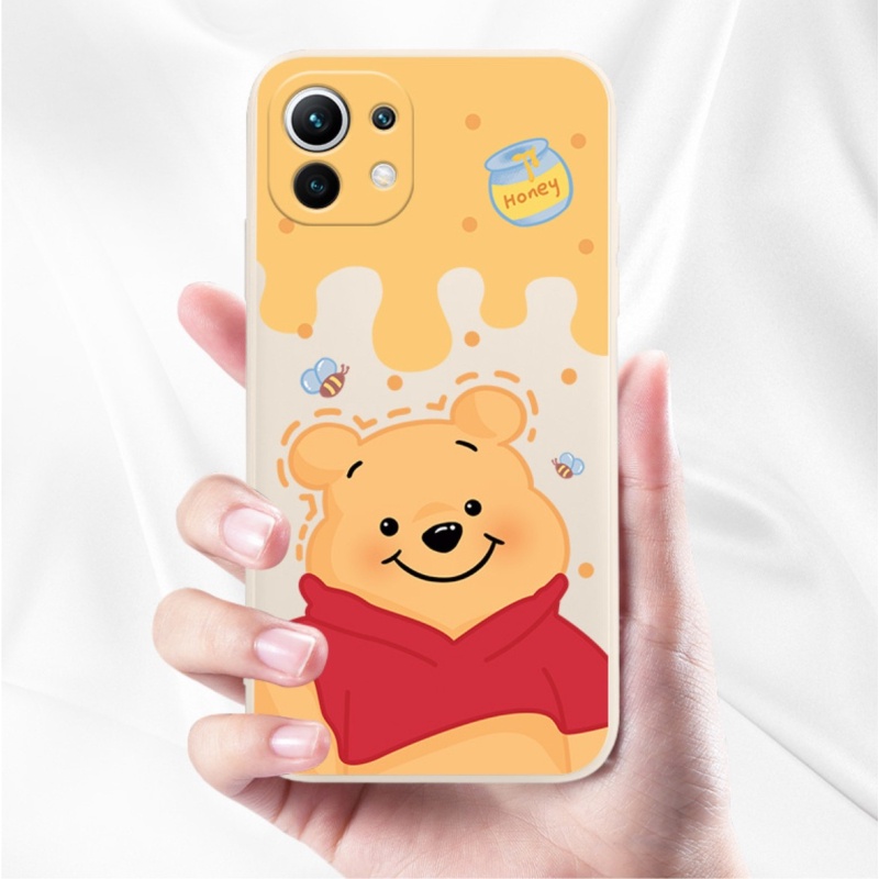 Ốp Lưng Silicon Màu Bảo Vệ Camera Cute Bears - E141