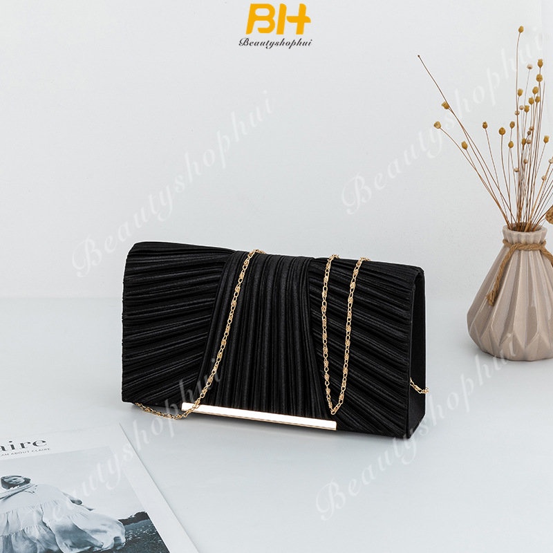 Túi Xách Màu Đen Thiết Kế Đơn Giản Thanh Lịch Cho Nữ