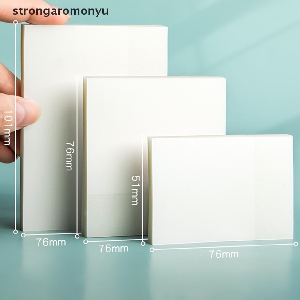 Set 100 Tấm Giấy Ghi Chú Trong Suốt Chống Thấm Nước Tiện Lợi