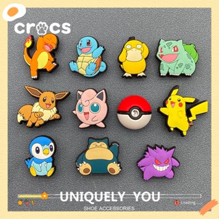 Crocs jibbitz Phụ Kiện Quả Cầu Pokeball Gắn Hoa / Giày Dép Lê Họa Tiết POKEMON Series botton jibbitz crocs
