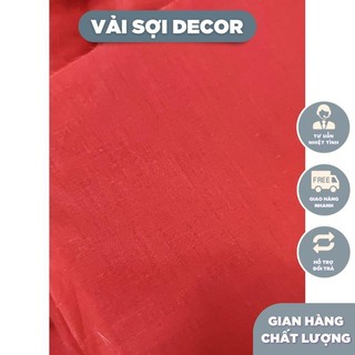 VẢI PHIN ĐỎ trắng, vải điều, băng rôn khẩu hiệu, làm lễ (khổ 80cm x dài vô cùng)