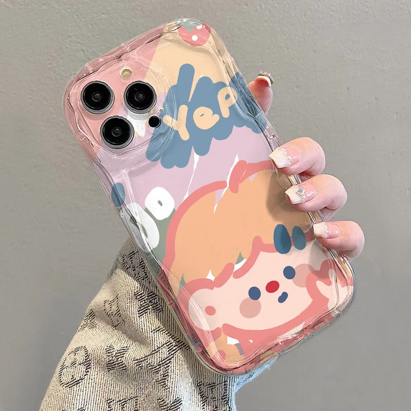 ✅Ốp Điện Thoại Mềm Trong Suốt In Hình Cô Gái Dễ Thương Cho iPhone 14 / 13promax 12 / 11 7 / 8p xs / xr A39N