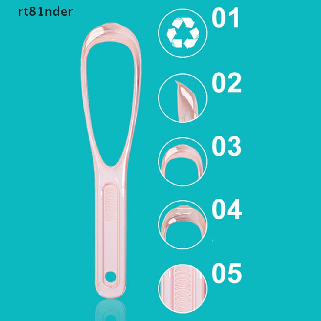 1 Dụng Cụ Vệ Sinh Lưỡi Răng Miệng Bằng Nhựa Có Thể Tái Sử Dụng