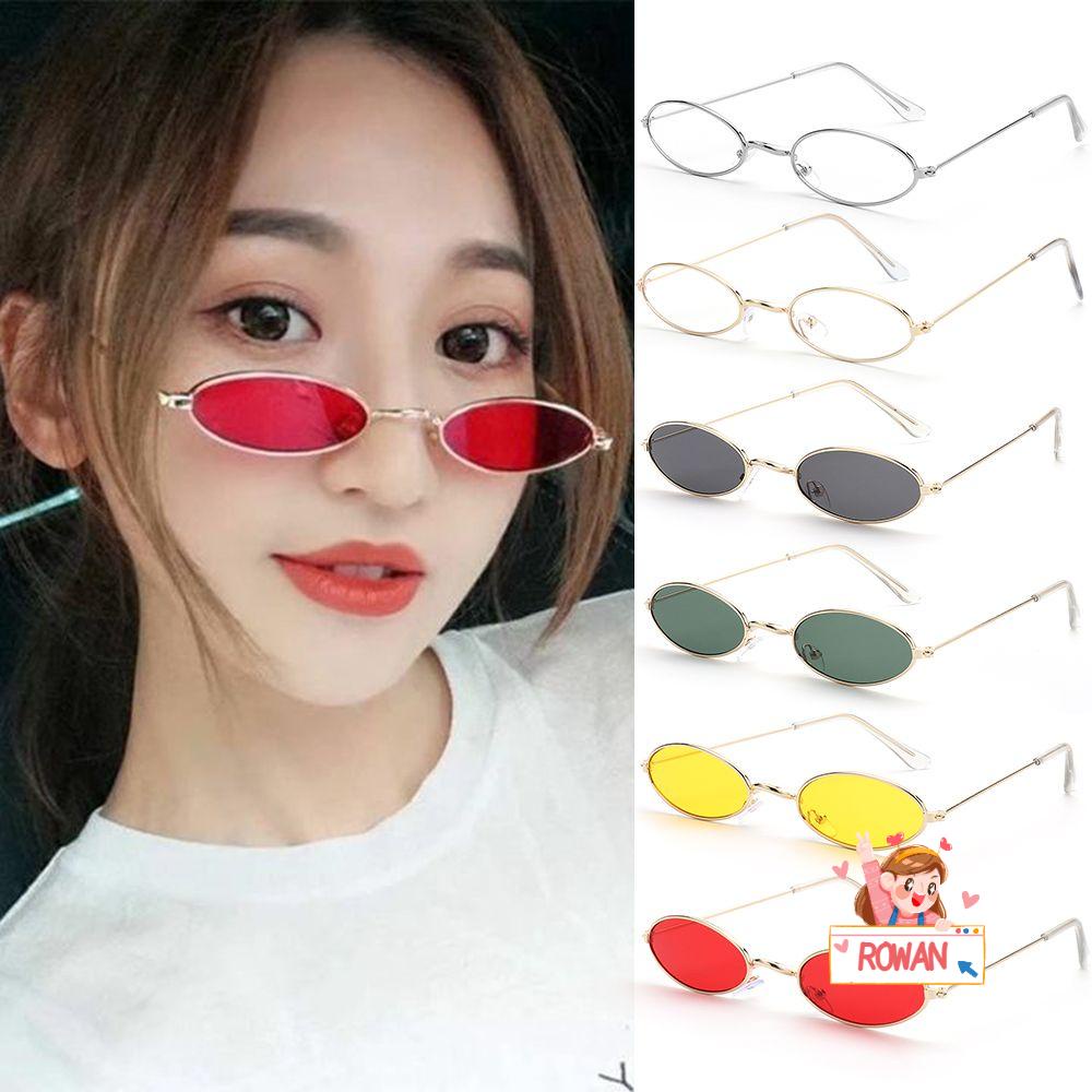 Kính Mát Gọng Oval Phong Cách Retro Thời Trang Cho Nam Nữ