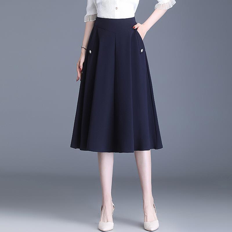 Chân Váy Chữ a Dáng Dài Có Túi Thời Trang Mùa Xuân Mới 2023