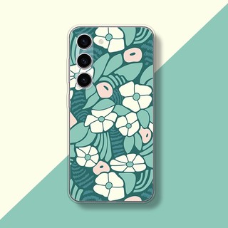 Ốp Điện Thoại Mềm Họa Tiết Lá Cây Cho Samsung S23 Ultra S20 S21 FE A14 A24 A34 A54 S10 S20 S21 Plus S22 Ultra Note 9 10 Plus 20 Ultra 5G