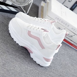 2 Sọc Cao Chiều Cao Giày sneaker Nữ-AA0075