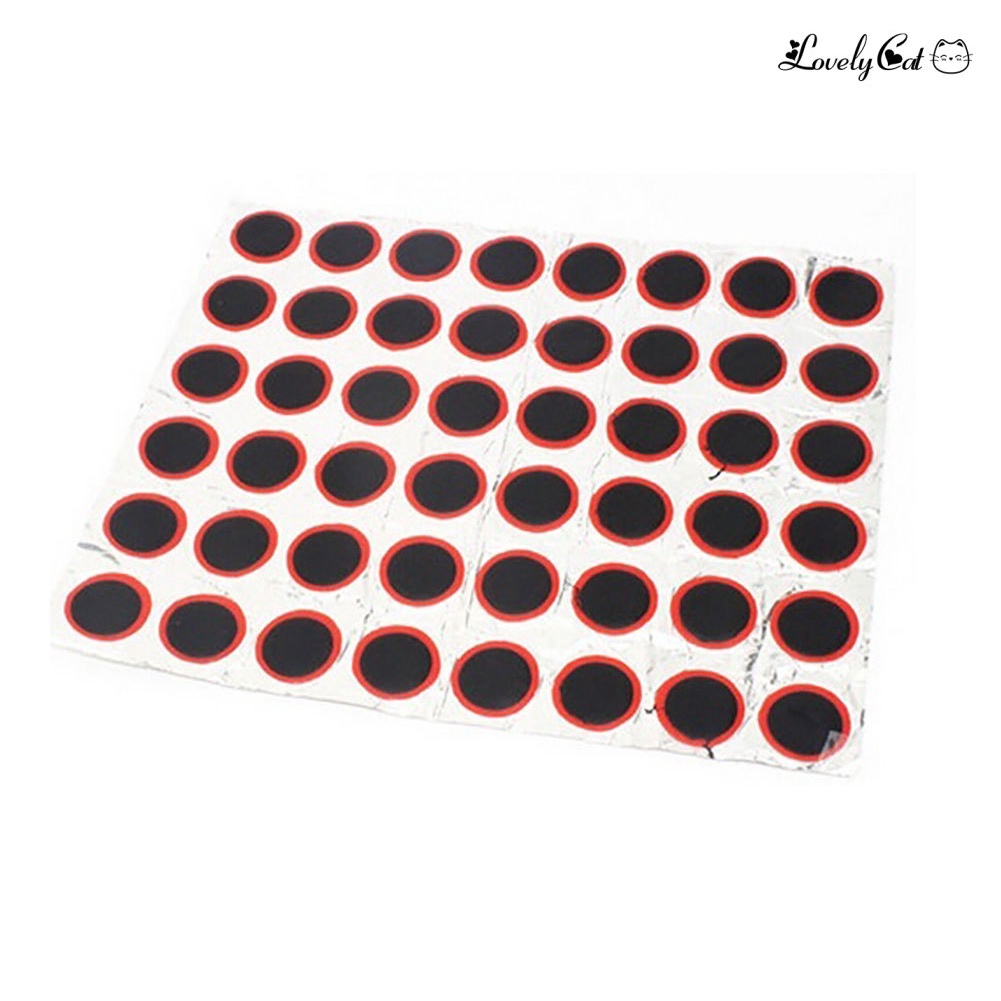 Set 48 Miếng Cao Su Vá Bánh Xe Đạp Kích Thước 25mm