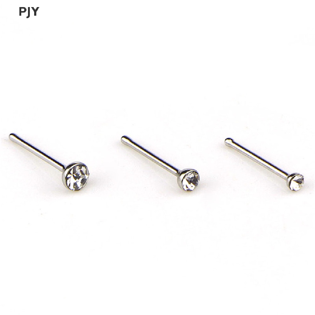 Set 60 Khuyên Mũi Bằng Thép Không Gỉ Đính Đá Cá Tính Thời Trang PJ