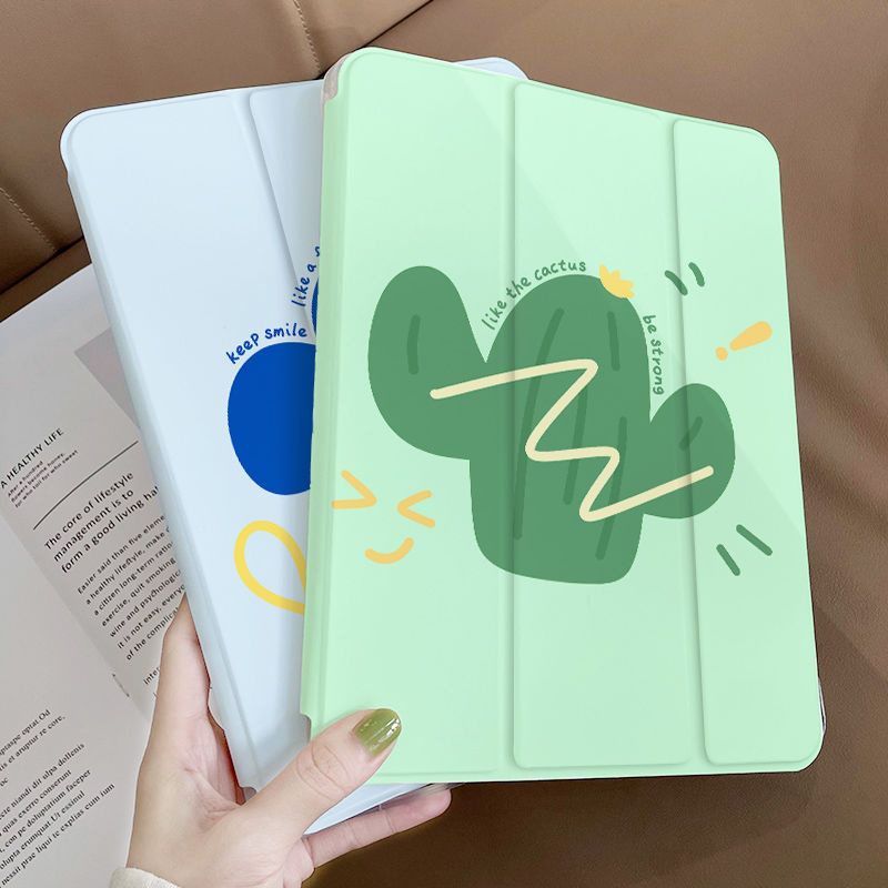 Bao Da Máy Tính Bảng Họa Tiết Hoa Có Ngăn Đựng Bút Cho iPad Air 4 7th / 8th 10.5 Air3 / iPad 9.7gen5-6 / Mini 6 / Pro11 2021