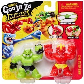 Đồ Chơi Mini Goo JIT Zu Versus Blazagon vs Rockjaw
