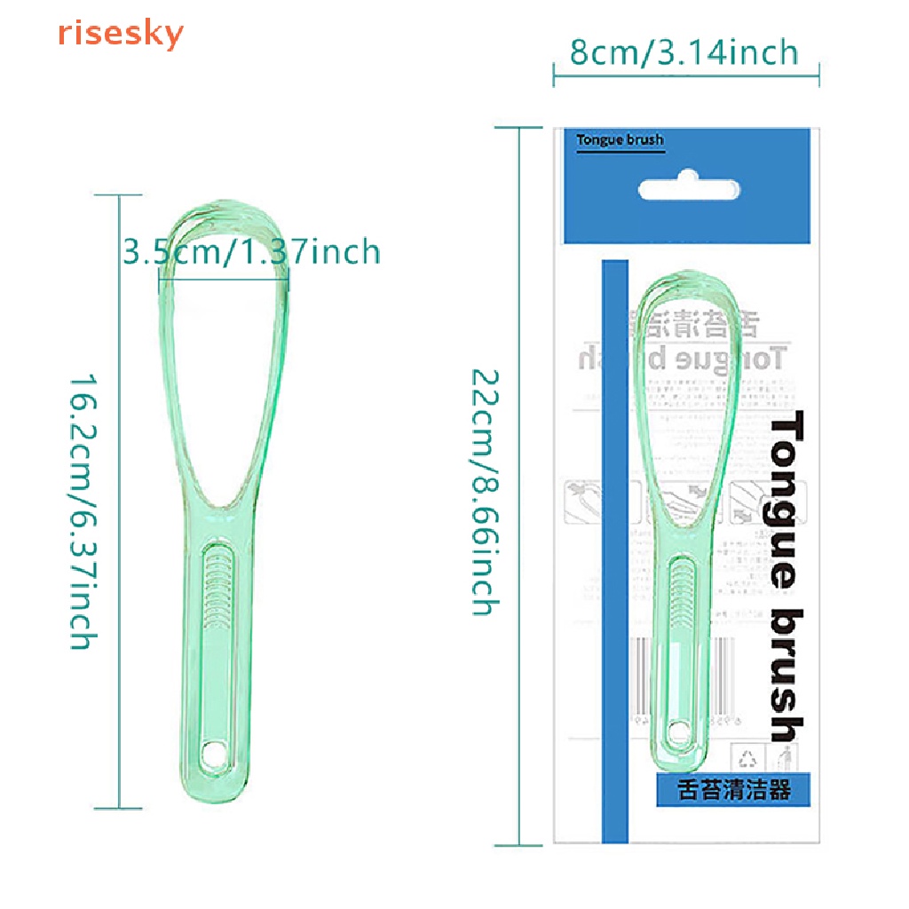 1 Dụng Cụ Vệ Sinh Lưỡi Răng Miệng Bằng Nhựa Có Thể Tái Sử Dụng