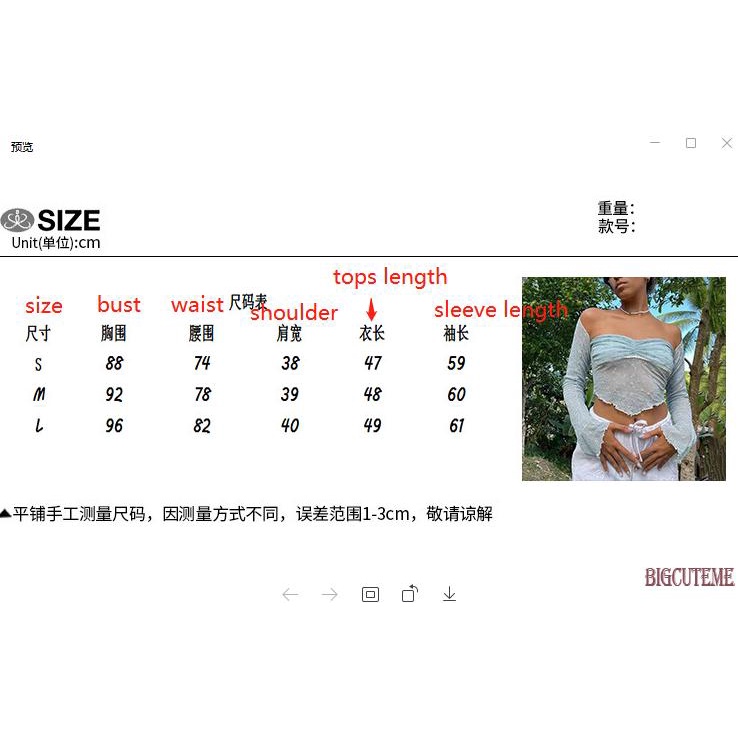 [] 2 Món Áo Ống Ren Lưới + Áo Hoa Tay Dài Cho Nữ Ốp Điện Thoại Màu Xanh Dương Thời Trang Cho Y2K Y2K