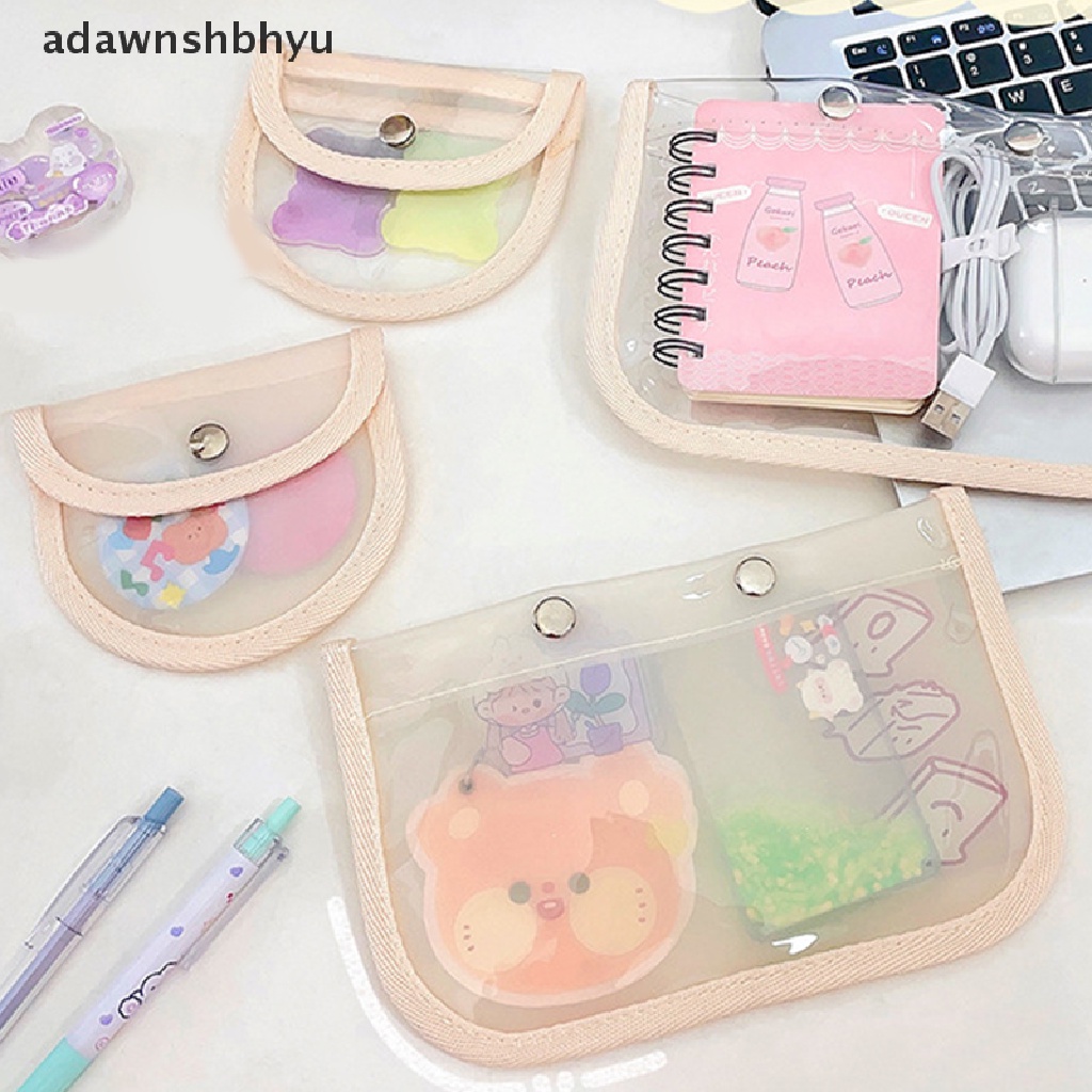 Túi Đựng Tiền Xu / Thẻ / Chìa Khóa Bằng Pvc Trong Suốt / Nhám Tiện Dụng Cho Nữ