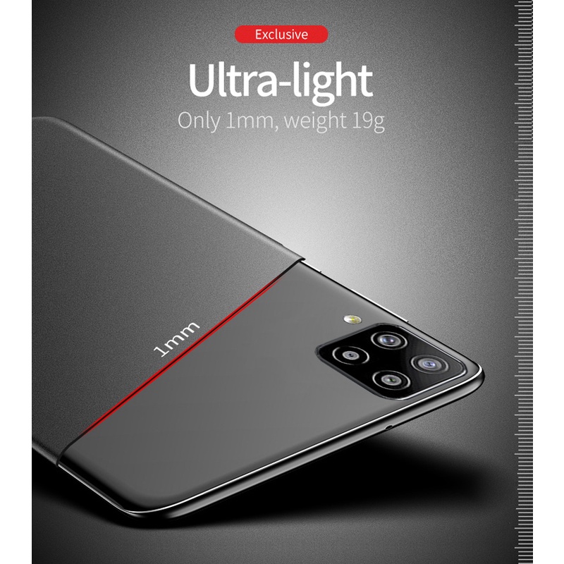 Ốp Điện Thoại PC Cứng Siêu Mỏng Mặt Nhám Cho Samsung Galaxy A12 A22 4G M12 M22 M32 M52 5G A22S m23 m53