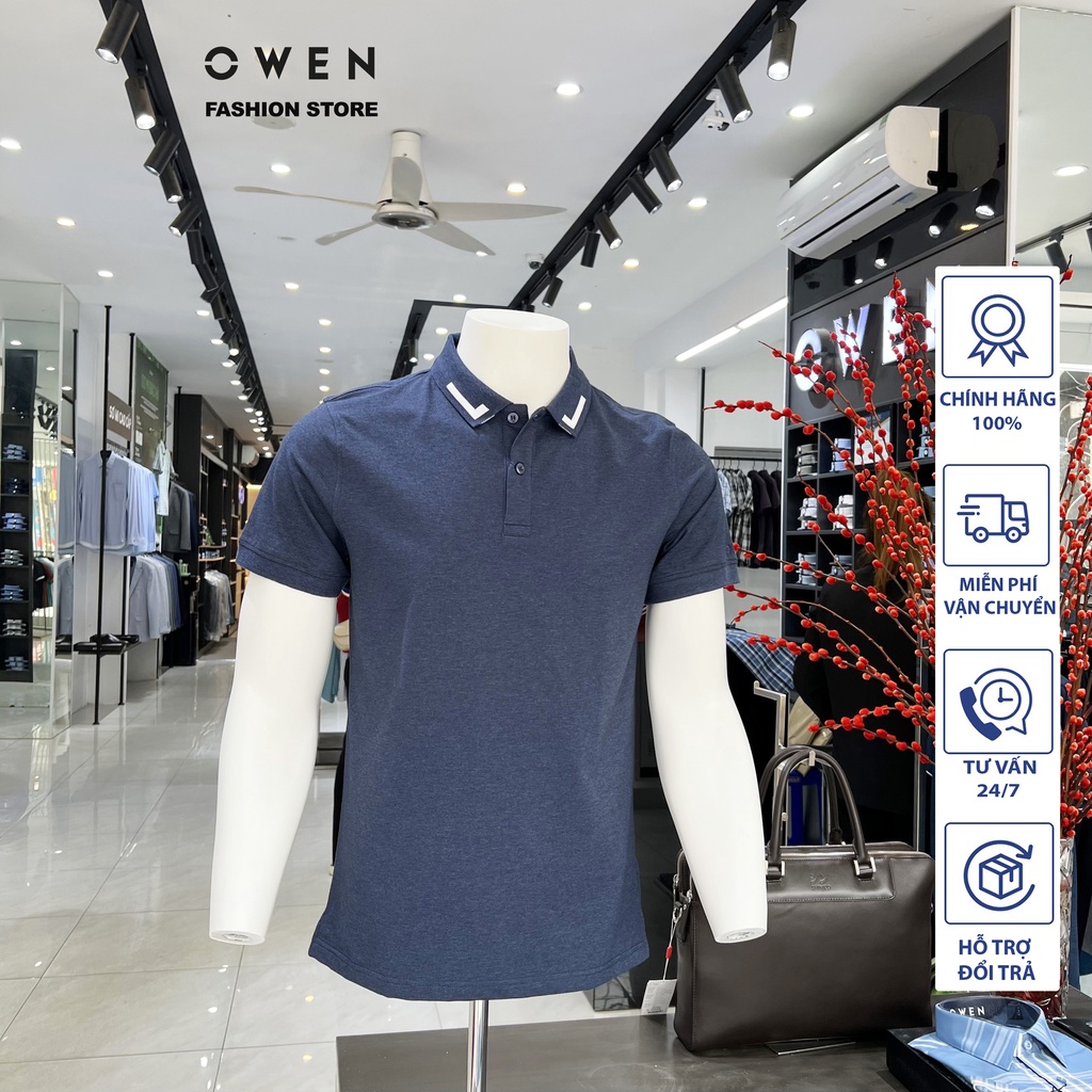 Áo Polo nam Owen chất Cotton thấm hút mồ hôi thoáng mát Mã APV231362