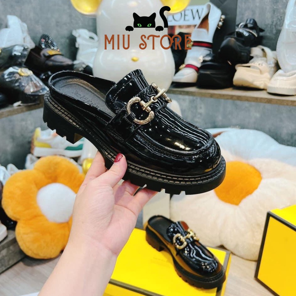 Giày Sục Nữ Kiểu Dáng Trẻ Trung Thời Trang Đế Cao 6cm