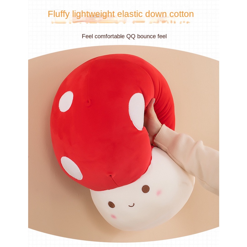 Gối Ôm Nhồi Bông Hình Cây Nấm Dễ Thương