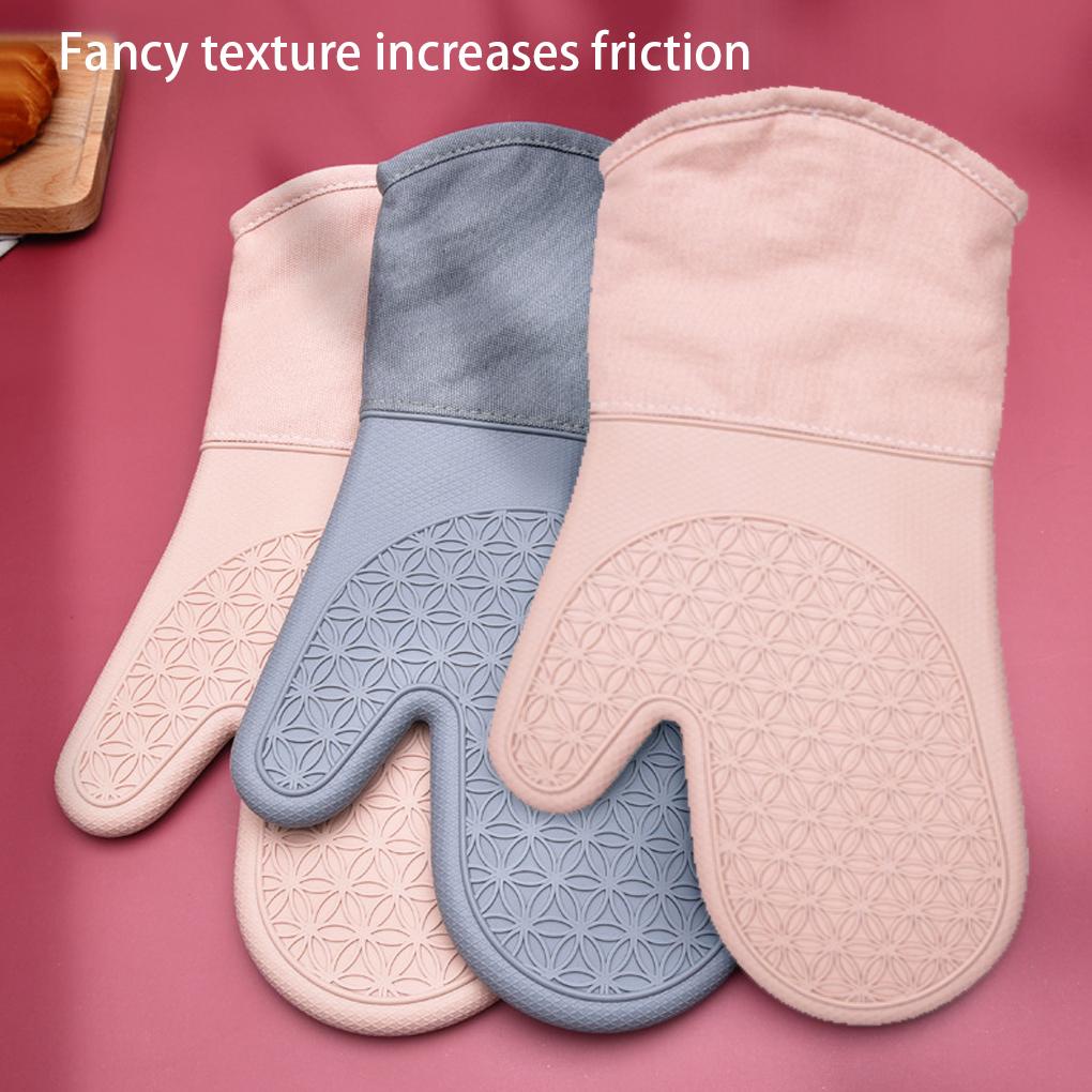 Găng Tay Silicone Cách Nhiệt Chống Trượt Có Thể Giặt Được Tiện Dụng