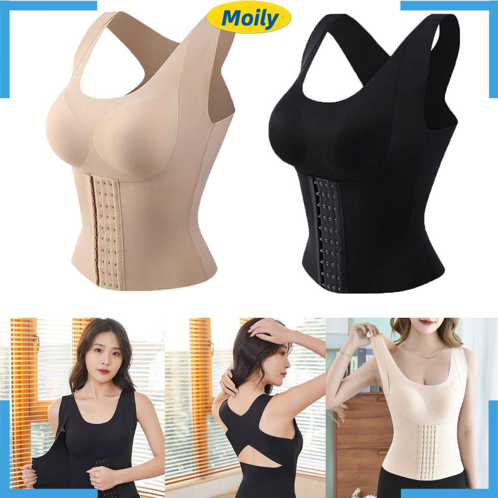 Áo lót có mút nâng ngực điều chỉnh tư thế lưng không đường may thời trang dành cho nữ