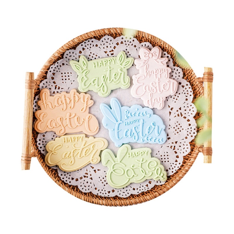 Khuôn Làm Bánh Quy Dạng Đẩy Tiện Dụng Cho Phục Sinh