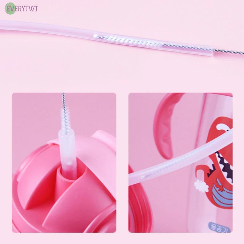 ⭐ Hot Sale ⭐Drinking Straw Brush 10pcs Cleaning Tools Nylon Silver Stainless Steel