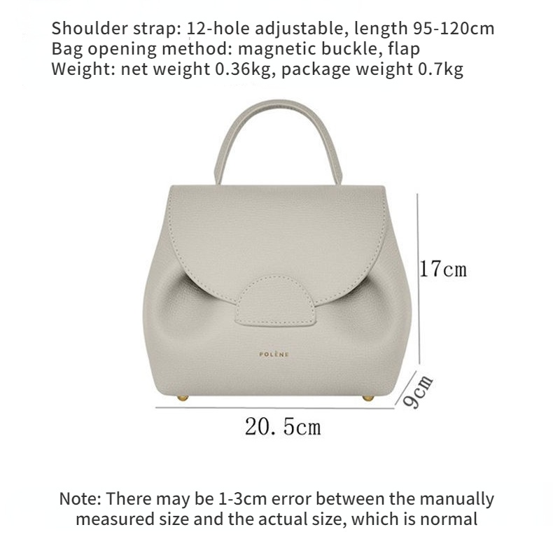 Túi Da Bò Đeo Chéo Một Bên Vai Kích Thước Nhỏ Mẫu Mới 2022 Niche Thiết Kế Cực Đầu Tiên Dành Cho Bạn Nữ