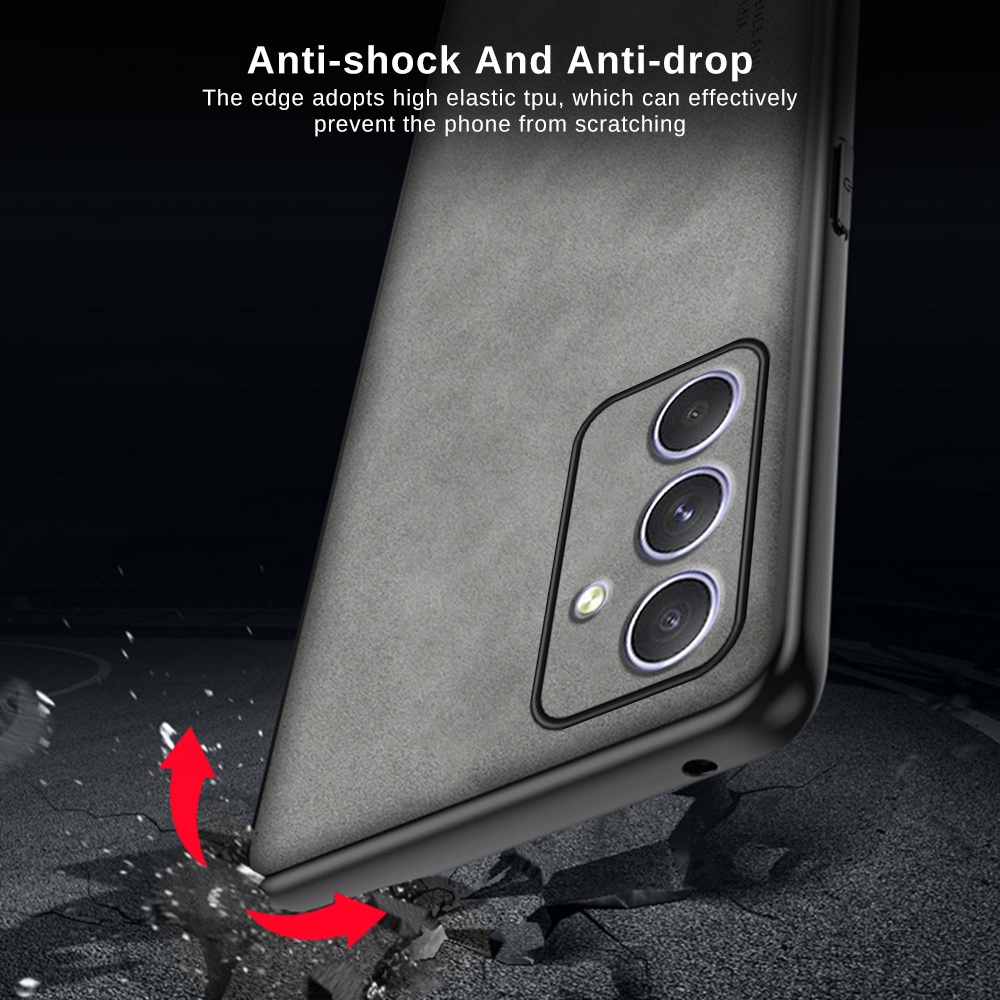 YBCG Luxury texture Leather TPU Soft Back Cover For Samsung M54 M546B A54 A546B A546V 5G Phone Shockproof Case for Ss Galaxy A M 54 A34 A14 4G