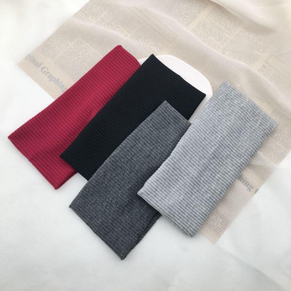 ANEMONE Băng Đô Dệt Kim Màu Sắc Đơn Giản Dùng Khi Chạy Bộ / Rửa Mặt Cho Nữ